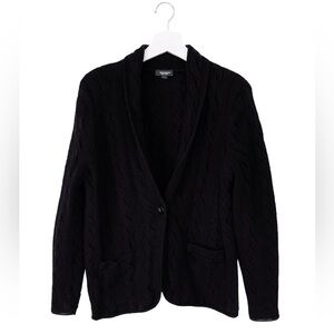Talbots Women’s XL Cable Knit One-Button Cardigan | Cozy Classic Fall Layer